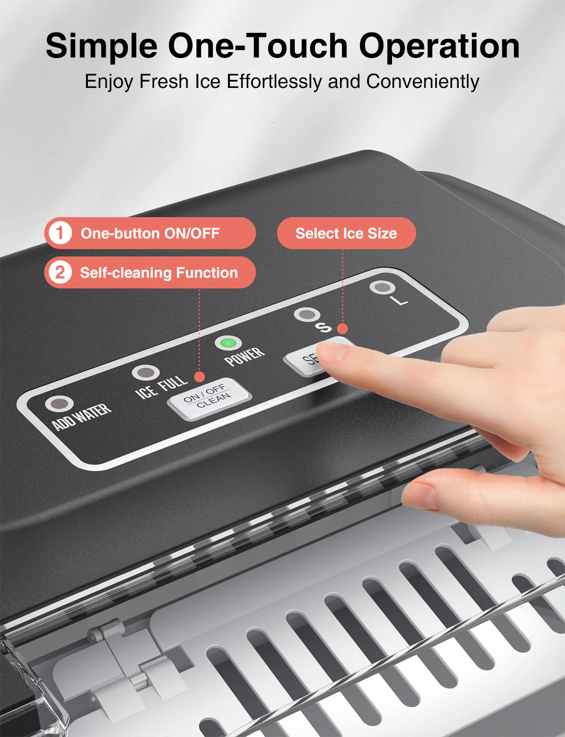 Smart Countertop Ice Maker