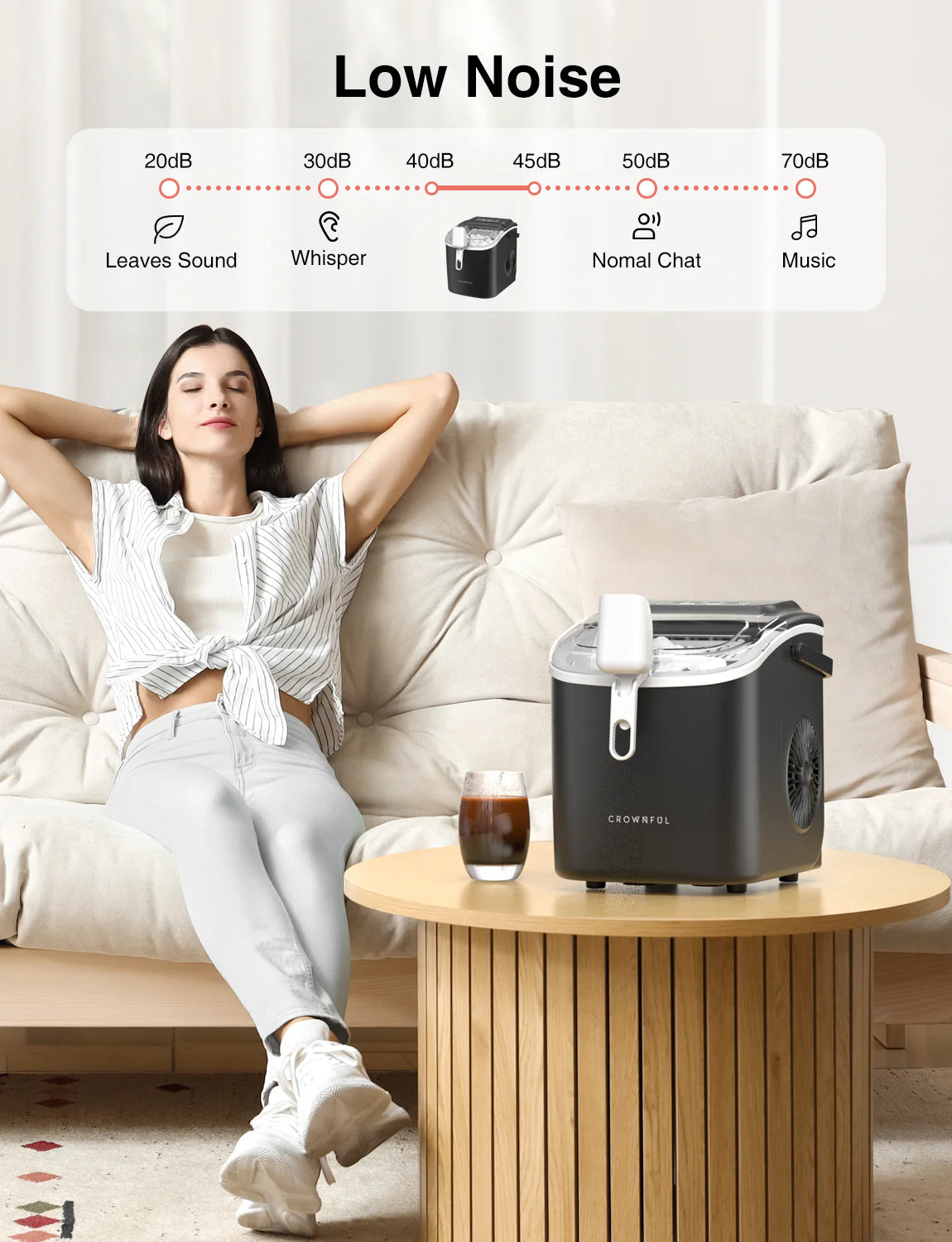 Smart Countertop Ice Maker