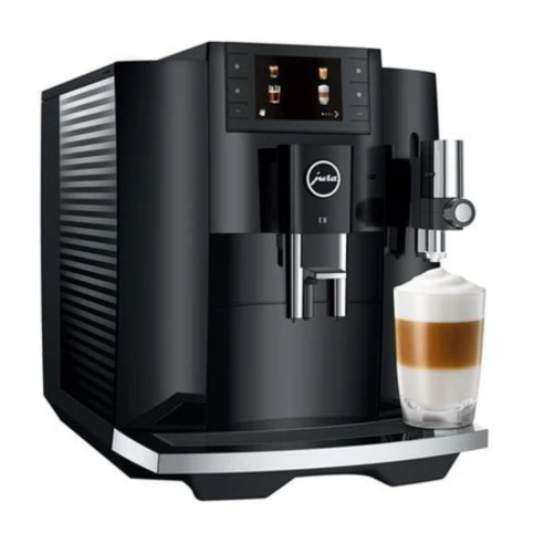 E8 Black Coffee Machine