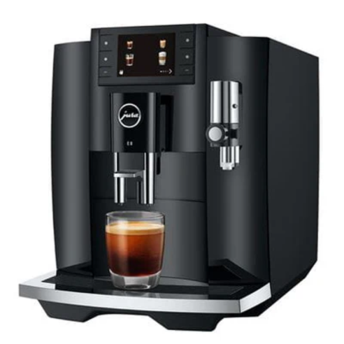 E8 Black Coffee Machine