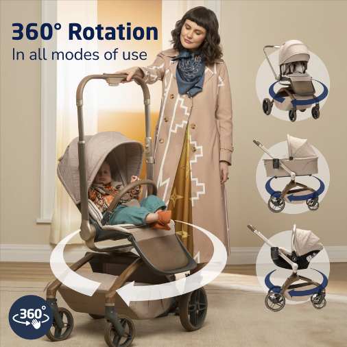 Tana 360° Rotating Modular Stroller
