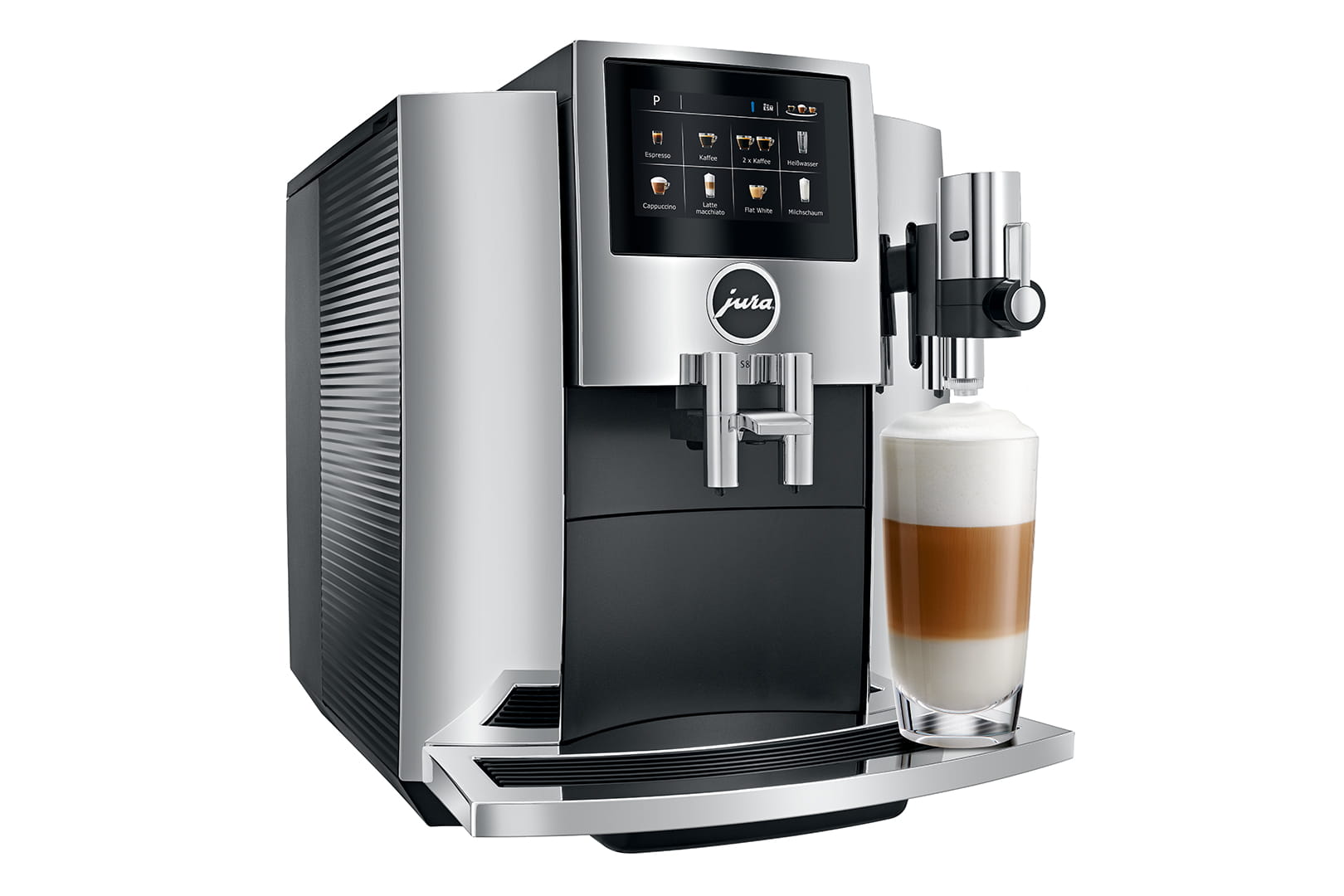 S8 Chrome Coffee Machine